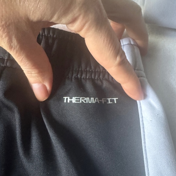 Nike Kids Black Joggers with White Accents - Picture 5 of 7